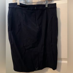 Navy blue J. Crew No. 2 pencil skirt, size 8